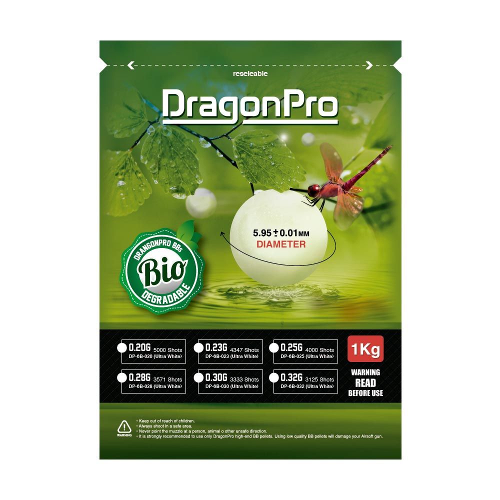 Bolas BIO DragonPro 0,30 g - bolsa de 1 kg