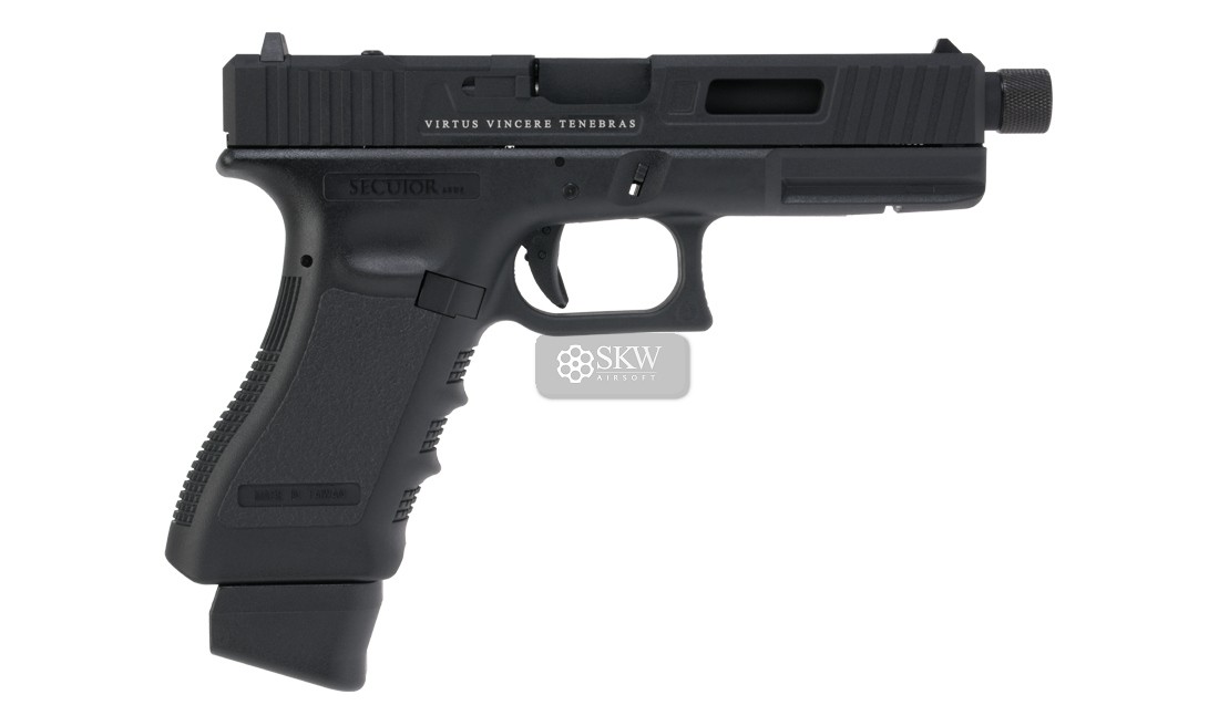 PISTOLA CO2 BLOW BACK GLADIUS MAGNA VI BLACK SECUTOR ARMS - Imagen 3