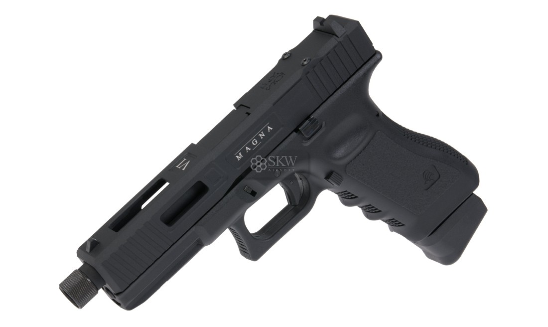 PISTOLA CO2 BLOW BACK GLADIUS MAGNA VI BLACK SECUTOR ARMS - Imagen 4