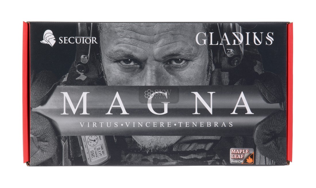 PISTOLA CO2 BLOW BACK GLADIUS MAGNA VI BLACK SECUTOR ARMS - Imagen 7