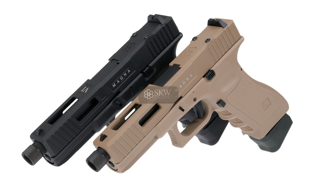 PISTOLA CO2 BLOW BACK GLADIUS MAGNA VI BLACK SECUTOR ARMS - Imagen 8