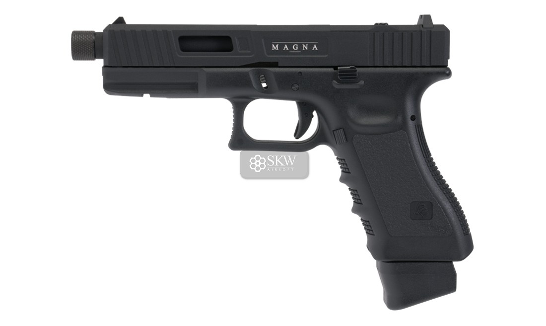 PISTOLA CO2 BLOW BACK GLADIUS MAGNA VI BLACK SECUTOR ARMS - Imagen 2