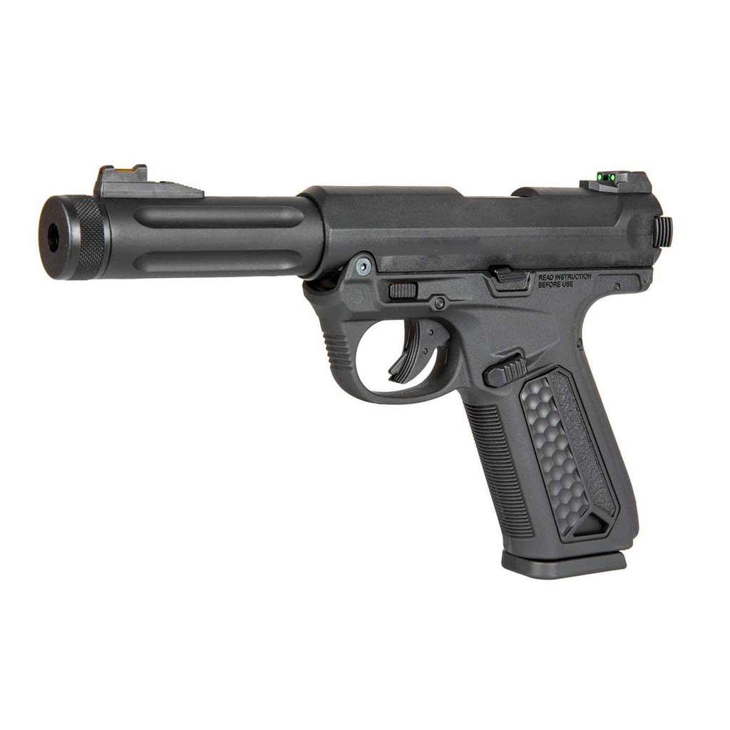 PISTOLA ACTION ARMY AAP-01 ASSASSIN GAS NEGRA - Imagen 4