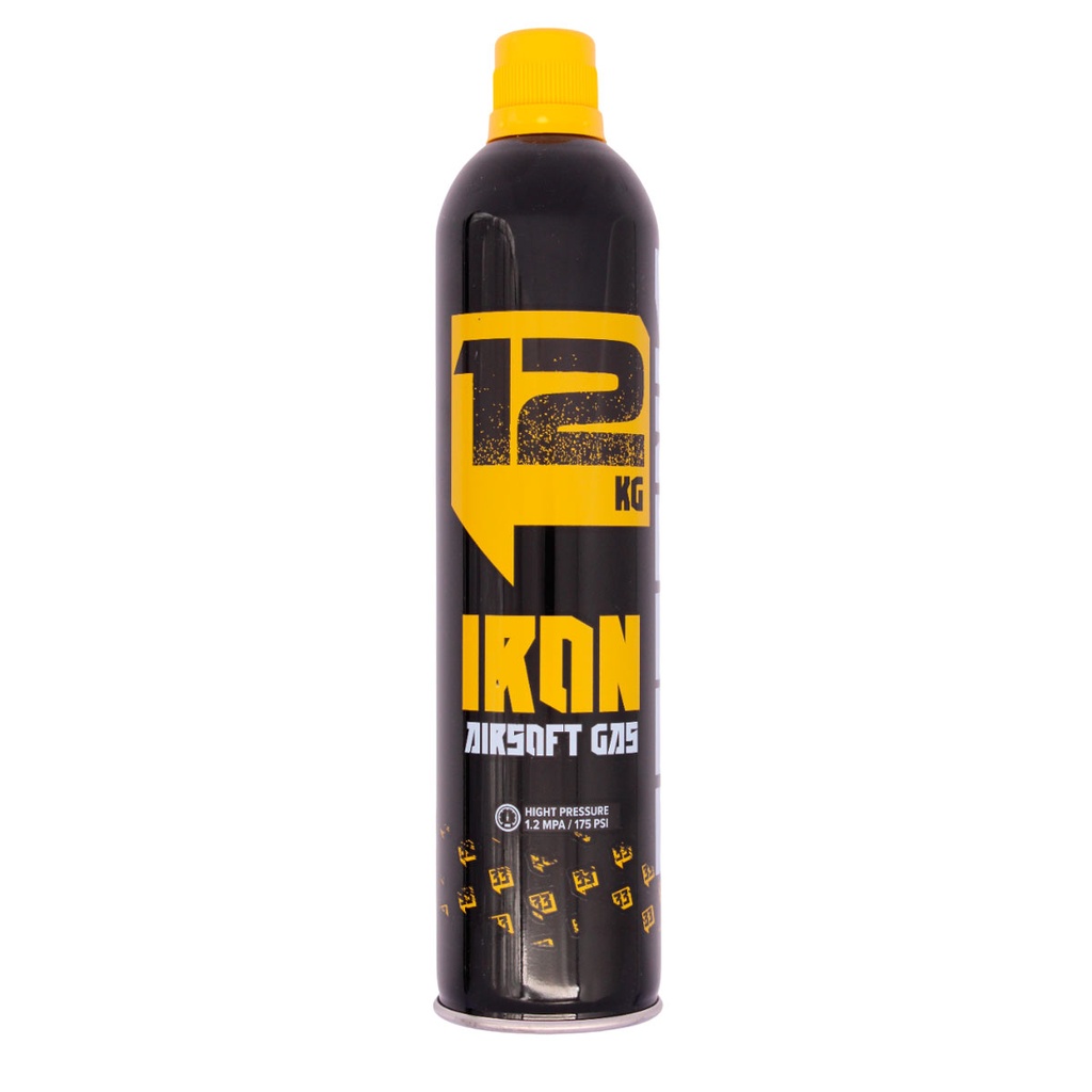 BOTELLA GAS ARSENIC IRON 12KG CON SILICONA