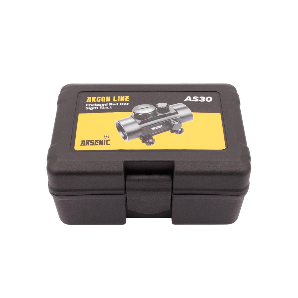 VISOR ARSENIC ARGON RED DOT 1X30 AS30 NEGRO - Imagen 7